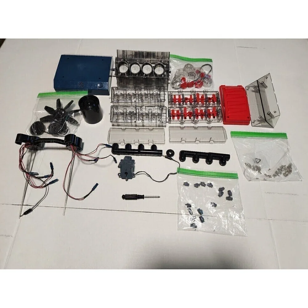 Playz V8 Combustion Engine Model Building Toy Kit